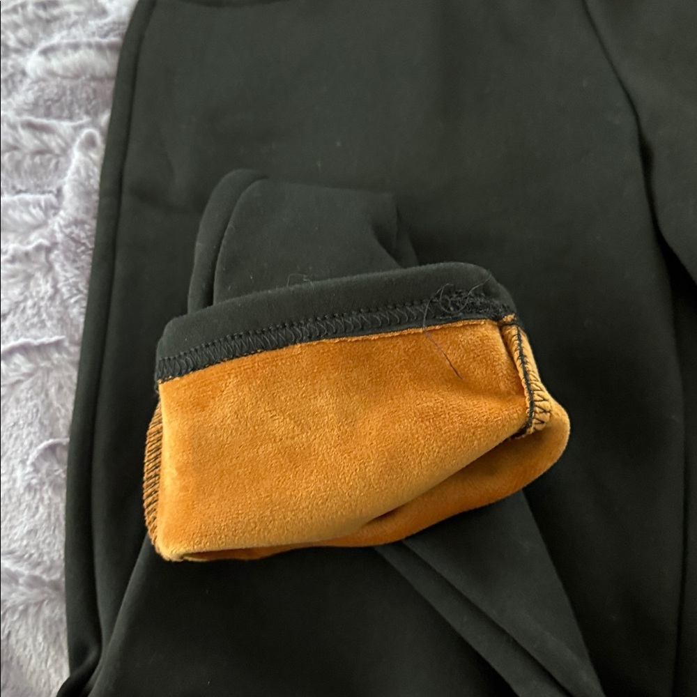 SHEIN brand pull on lined black pants Purchased - Picture 4 of 5